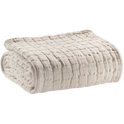 Plaid en coton Swami 130 x 200 cm (Lin)
