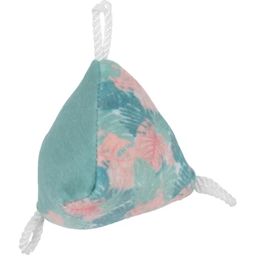 Pour tous vos besoins extérieurs:Jouet pour chat coloris bleu feuille Zolux pyramide Ethi'cat - 6,5 x 4,2 x 6,4 cm