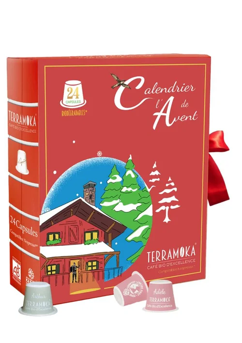 Style jardin:Café Calendrier de l'avent bio Terramoka - 132 g