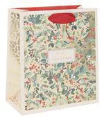 Nature pratique：Sac cadeau cartonné motif Noël Pictura moyen modèle M