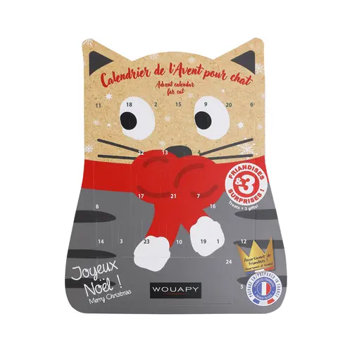 Jardin & loisirs:Calendrier de l'Avent pour chat surprises Noël Wouapy