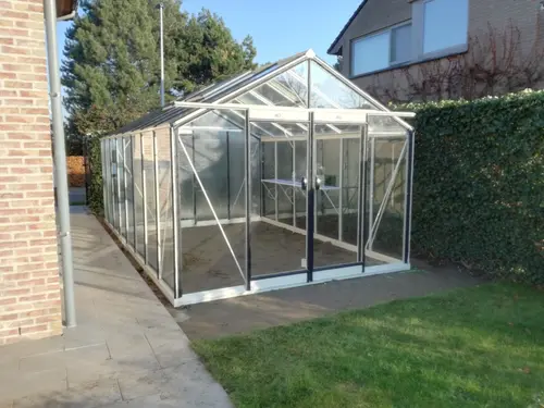 Conçu pour vos extérieurs：Serre de jardin R308H ACD en aluminium 18,15 m² - 306 x 593 cm