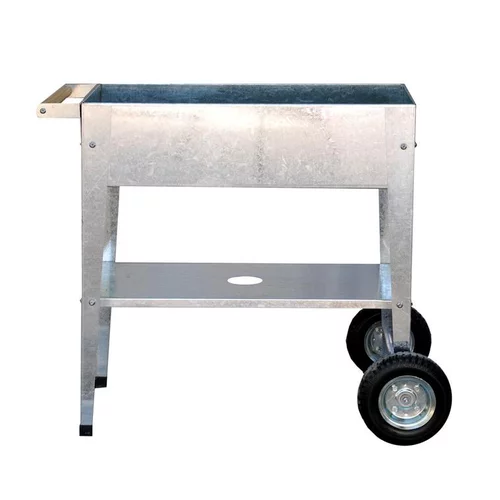 Une idée pour vos extérieurs:Potager urbain à roulettes 52 Litres Acier Galvanisé 75x135x80 cm