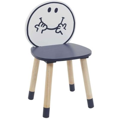 Chaise en bois pour enfant Monsieur madame (Monsieur heureux)