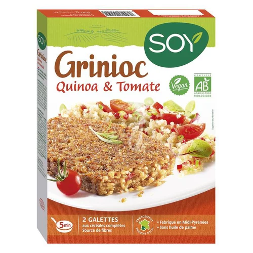 Plaisir dehors：Grinioc au quinoa et à la tomate bio 200 g