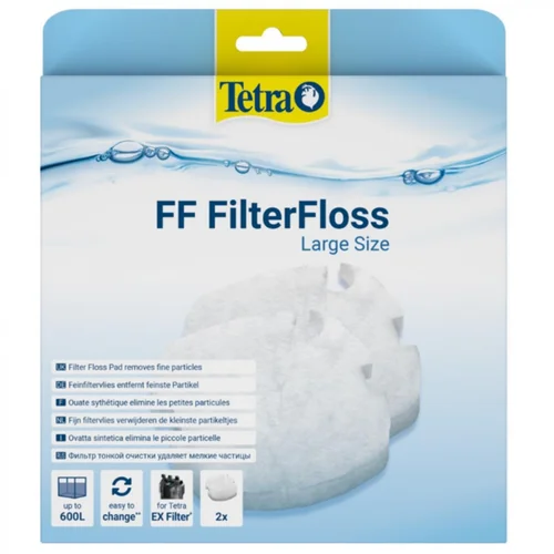 Pour tous jardins:Filtre à eau large, Lot de 2 - TETRA FF FilterFloss - taille L