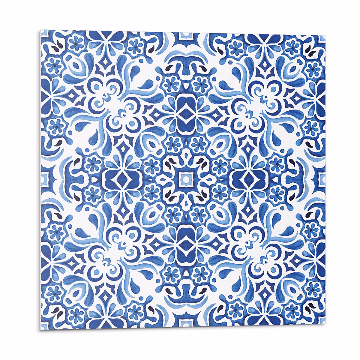 Carreaux Vinyle Wallfluent 20 × 20 cm Motif Floral Classique 20 pièces