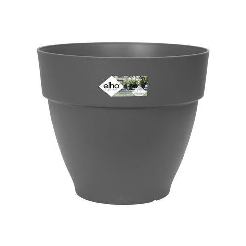 Confort jardin:Pot vibia campana rond Elho de 41 L coloris noir Ø 40 x H 33 cm