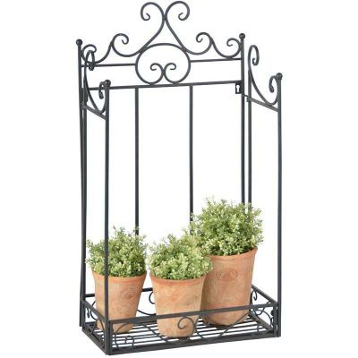 Etagère pliante à plantes Arabesques (Droite 1 niveau)