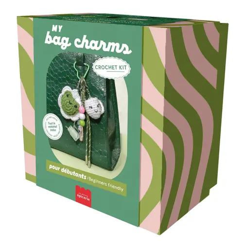 Pour organiser le jardin:Kit DIY Crochet Porte-clés Matcha Club La Petite Épicerie