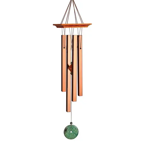 Un atout pour vos extérieurs:Carillon Emeraude Woodstock Chimes Chakra - 44 cm