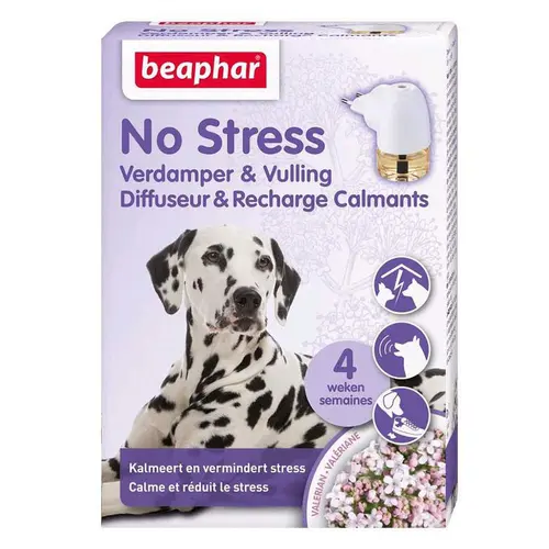 Pour un jardin agréable:Diffuseur Calmant No Stress pour chien + recharge 30 ml