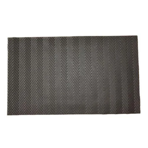 Adapté au jardin:Tapis grattoir en caoutchouc réversible coloris noir pour extérieur E/C Sweetsol - 45 x 75 cm