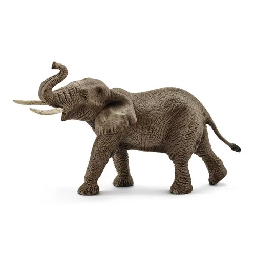Pour la maison et le jardin:Figurine Eléphant d’Afrique mâle Série Animaux sauvages 19,5x9x12,3 cm