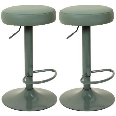 Tabouret de bar hauteur réglable Mumford (Lot de 2) (Vert)