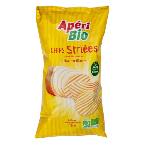 Jardin & nature:Chips striées bio Apéri Bio - 125 g