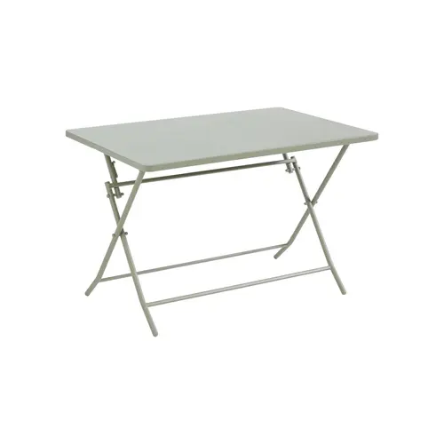Accessoire jardin：Table de jardin pliante Clivia en acier - 110 x 70 x 71 cm