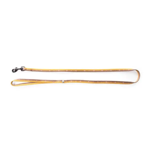 Une touche pratique au jardin：Laisse pour chat Bicolor Bulles jaune moutarde et marron