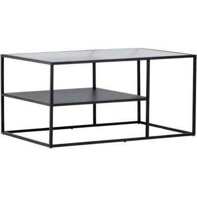 Table basse en acier et verre Campinas