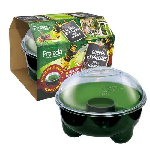 Pour votre projet:Piège à guêpes et frelons bicolore Protecta - 2,4 L