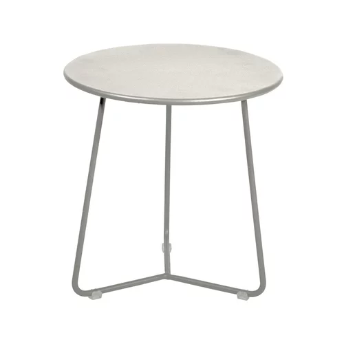 Jardin en douceur:Table d’appoint en acier gris argile Fermob Cocotte - Ø 34 x 36 cm