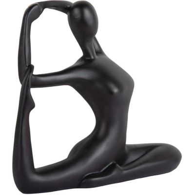 Statue en polyrésine Yoga Bow (Noir)