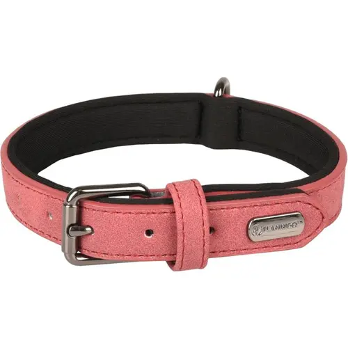 Espace vert pratique:Collier chien Delu rose 31/39 x 2 cm