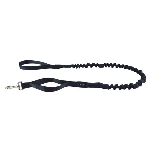 Jardin en pratique:Laisse Élastique Ludus Cross Extension totale 2 m Noir