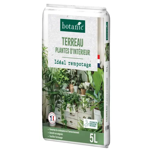 Sélection maison:Terreau pour plantes d'intérieur botanic® 5 L