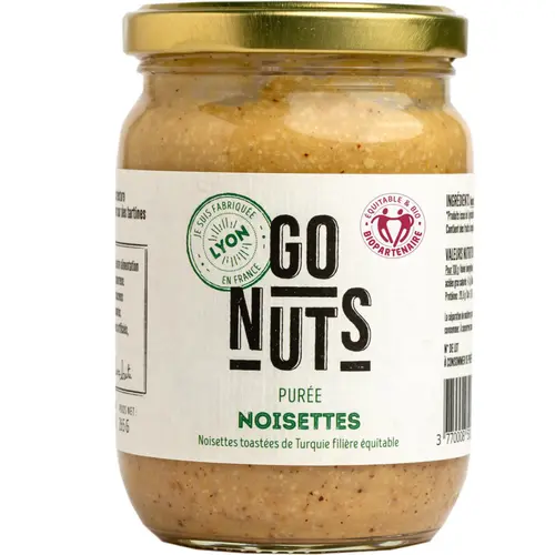 Pour compléter vos extérieurs:Purée de noisettes grillées Go nuts - 265 g
