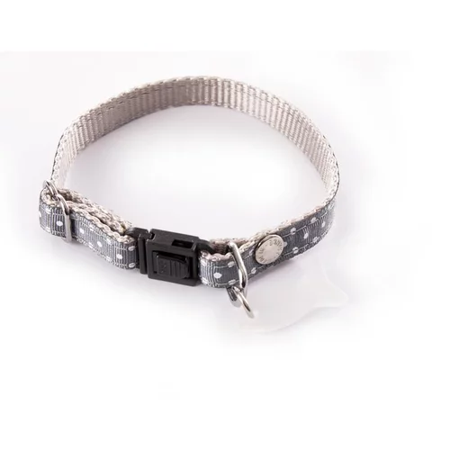Équipement pour le jardin：Collier pour chat marron à pois blancs