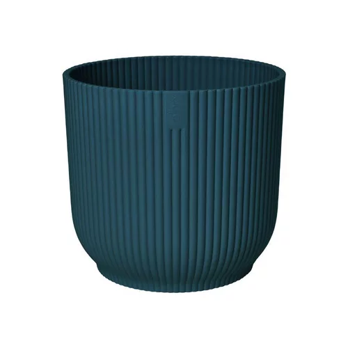 Style extérieur:Cache-pot Elho Vibes fold bleu foncé - Ø 16 cm