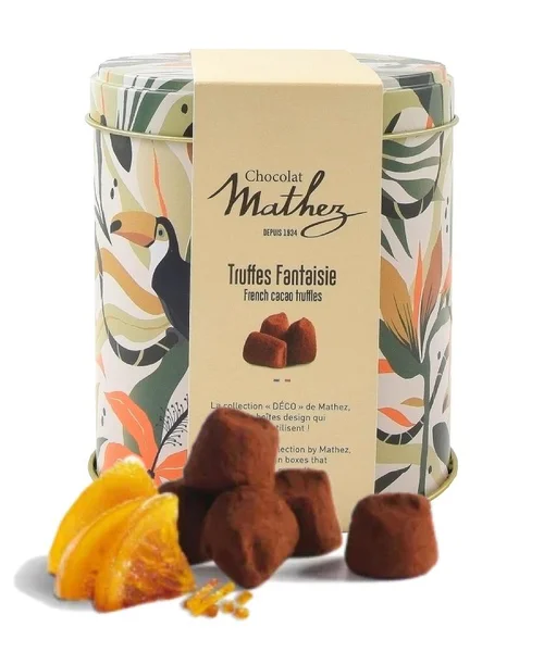 Vie dehors：Truffes aux écorces d'orange bio Mathez - 200 g
