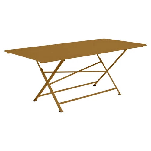 Choix jardin：Table pliante Cargo coloris marron en acier Fermob - 190 x 90 cm