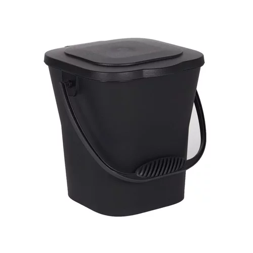 Facile extérieur：Seau à compost gris foncé - 6L