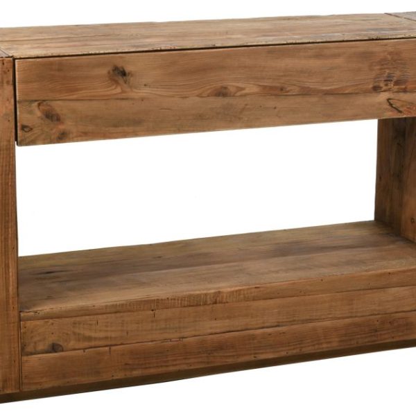 Console en pin recyclé Rewood