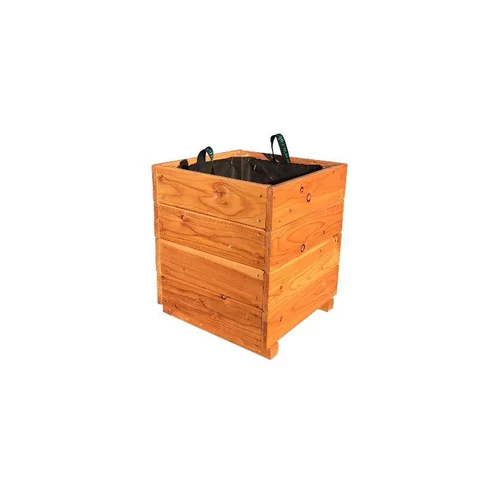 Sélection maison：Bac City en mélèze huilé 45 x 45 x H 50 cm
