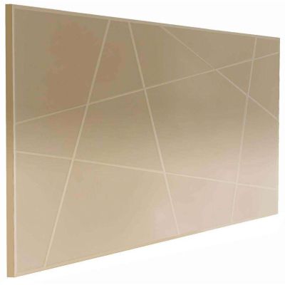 Miroir en verre 130 x 62 cm (Bronze)