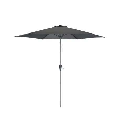 Pour tous jardins:Parasol droit rond en aluminium - Ø 300 cm
