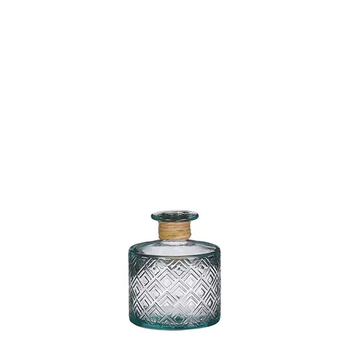Jardin complet:Vase bouteille coloris transparent en verre recyclé - Ø 10 cm