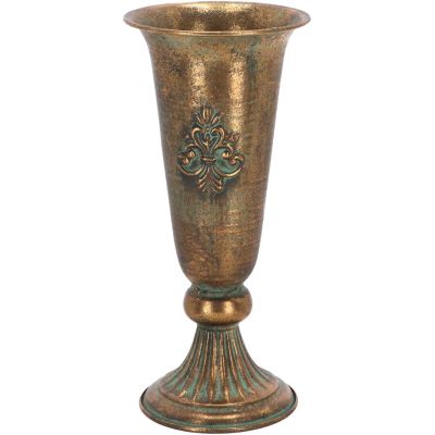 Vase en métal vieilli Médicis (Modèle 9)