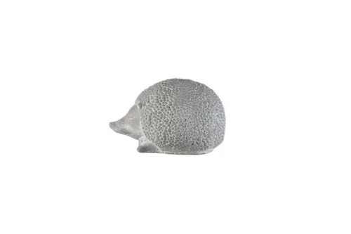 Choix pour le jardin：Hérisson en ciment gris Pot&Déco - 9 x 7,5 x 6 cm