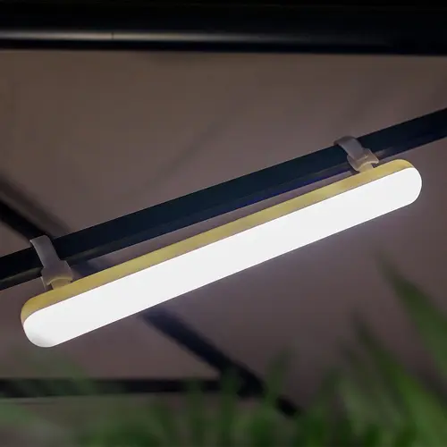 Jardin extérieur：Lampe portable banana USB effet blanc chaud - 3,8 x 3,6 x 35 cm