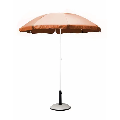 Une solution pratique pour le jardin：Parasol droit rond en coton - Ø 180 cm