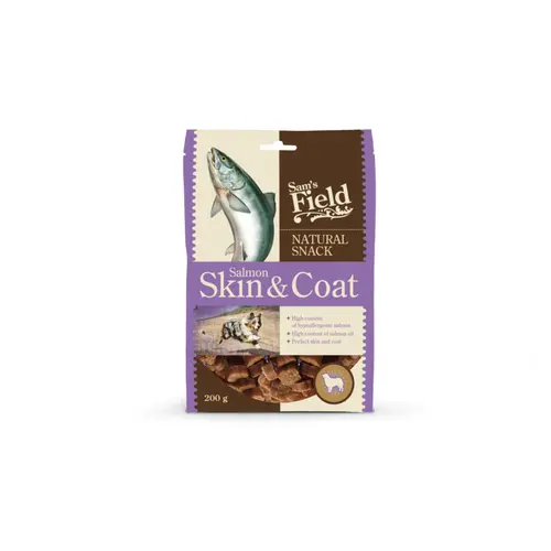 Spécial jardin:Friandises naturelles pour chien adulte au saumon Skin & Coat Sam's Field - 200 g