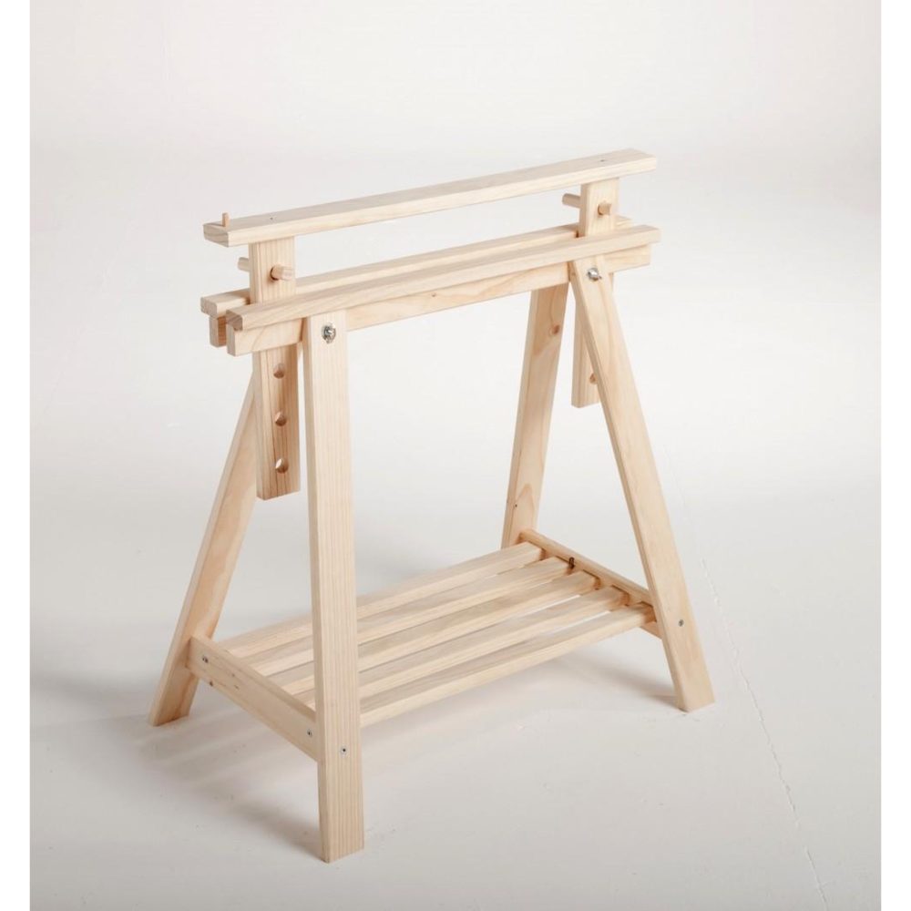Astigarraga Tréteau pin architecte ASTIGARRAGA, H.70 x l.70 cm