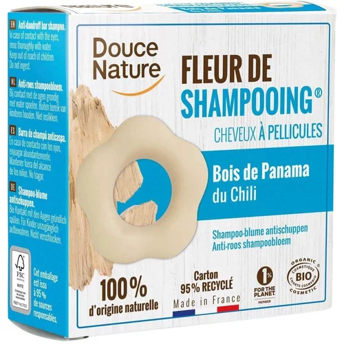 Pour tous vos besoins extérieurs:Fleur shampooing solide anti pelliculaire 85g bio