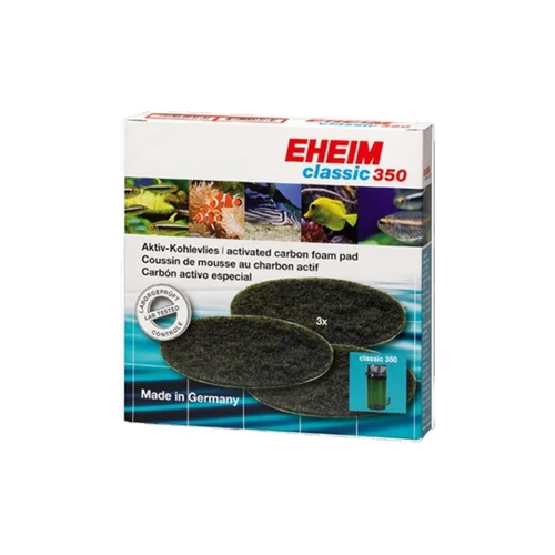 Une touche jardin：Mousses charbon actif pour filtre classic, EHEIM - lot de 3