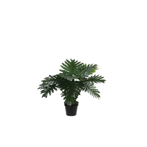 Une touche extérieure:Philodendron vert artificiel en pot plastique H 60 x Ø 80 cm
