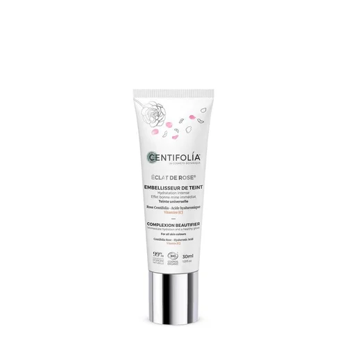 Pour compléter votre jardin:Embellisseur de teint bio Centifolia gamme éclat de rose - 30 ml